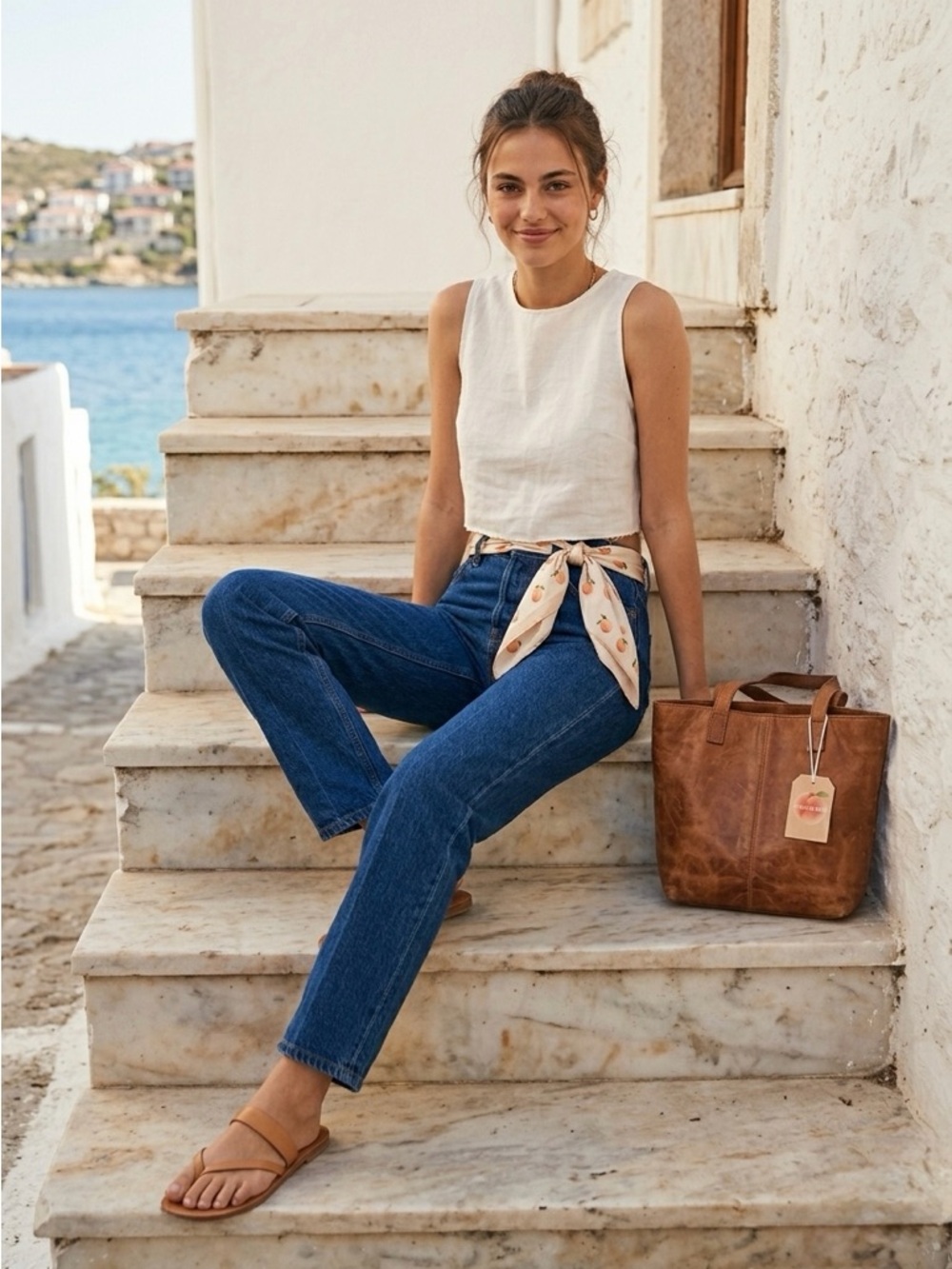 🌎💙 NWT Reformation Cynthia High Waist Relaxed Jeans | Cesme Wash 25